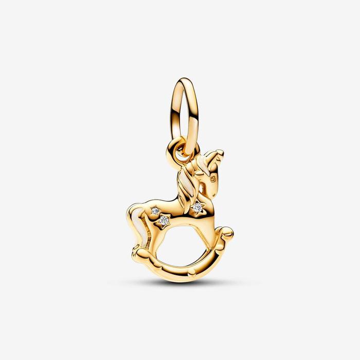 Charm Pendente Unicorno a Dondolo
