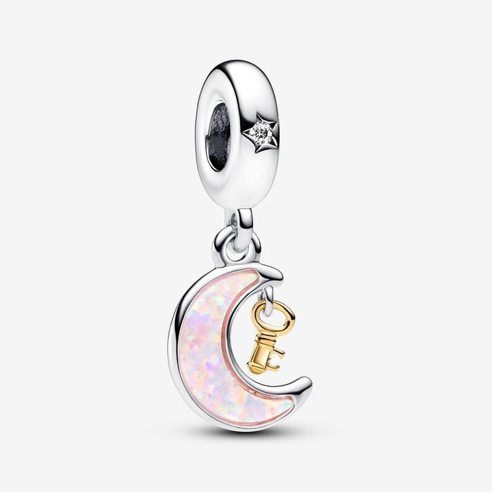 Charm Pendente Chiave della Luna
