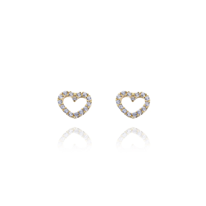 Orecchini Cuore zirconi