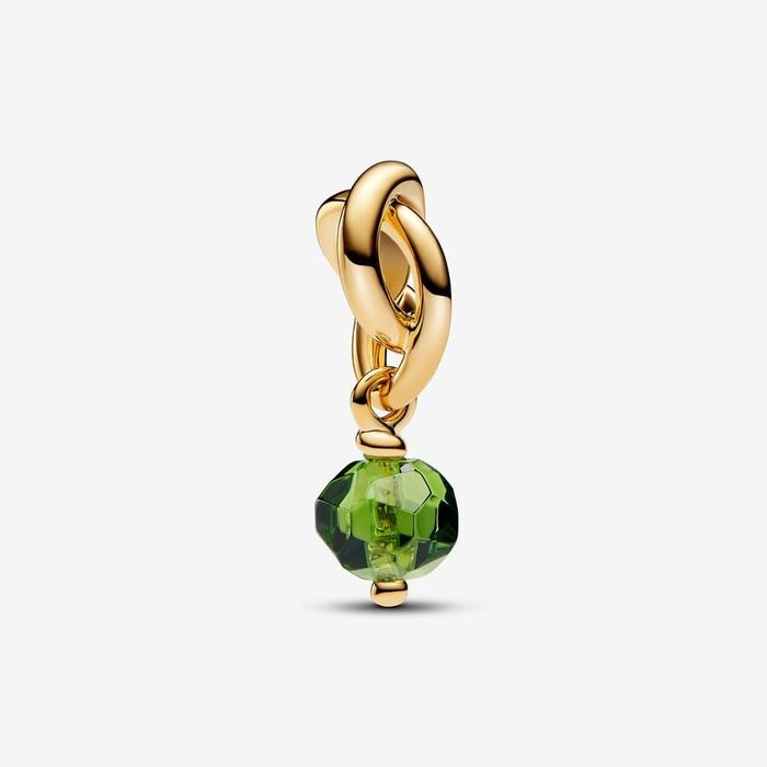 Charm Pendente Cerchio Eterno Verde Agosto