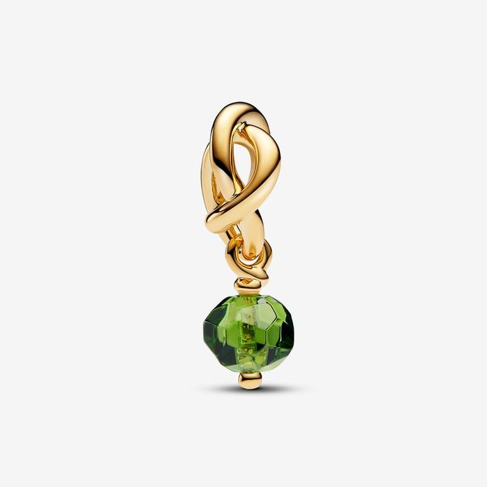 Charm Pendente Cerchio Eterno Verde Agosto