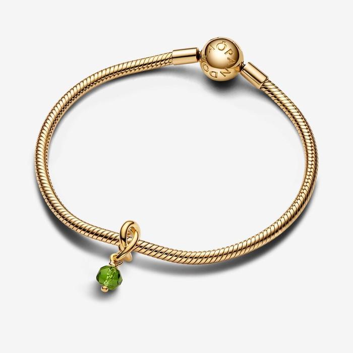 Charm Pendente Cerchio Eterno Verde Agosto