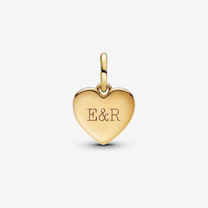 Charm Pendente Cuore "Love" da incidere