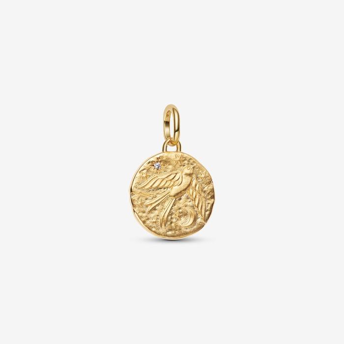 Medallion Rondine "Dum Vita Est Spes Est"