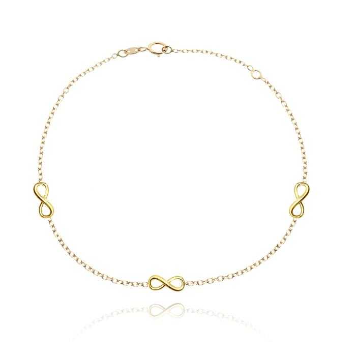 Bracciale Infinito d'Oro Vero