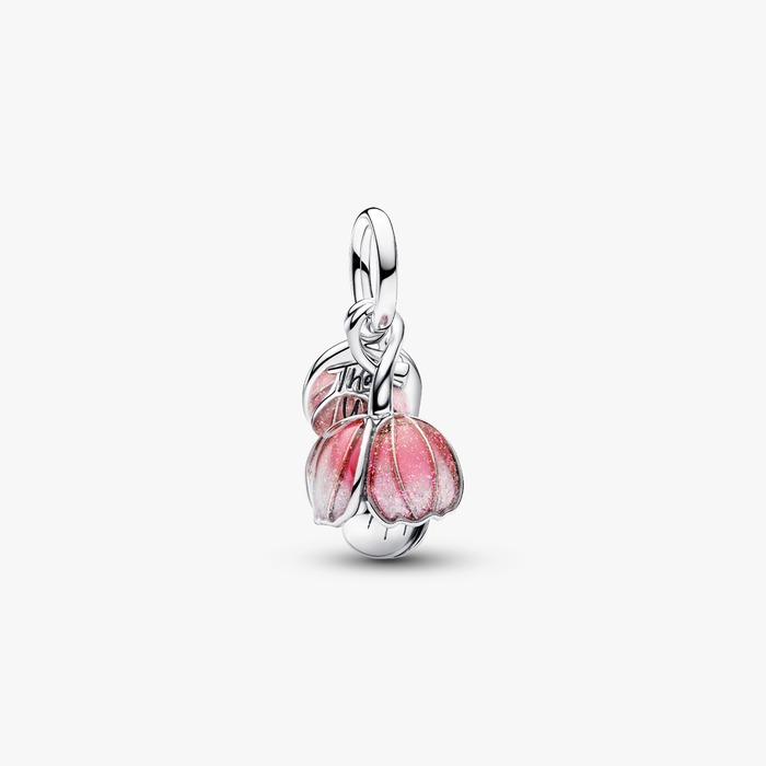 Charm Pendente Fiore "Thank you"