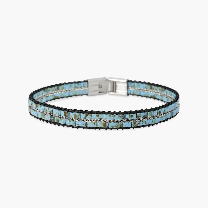 Bracciale in turchese sintetico con cordino Style 31