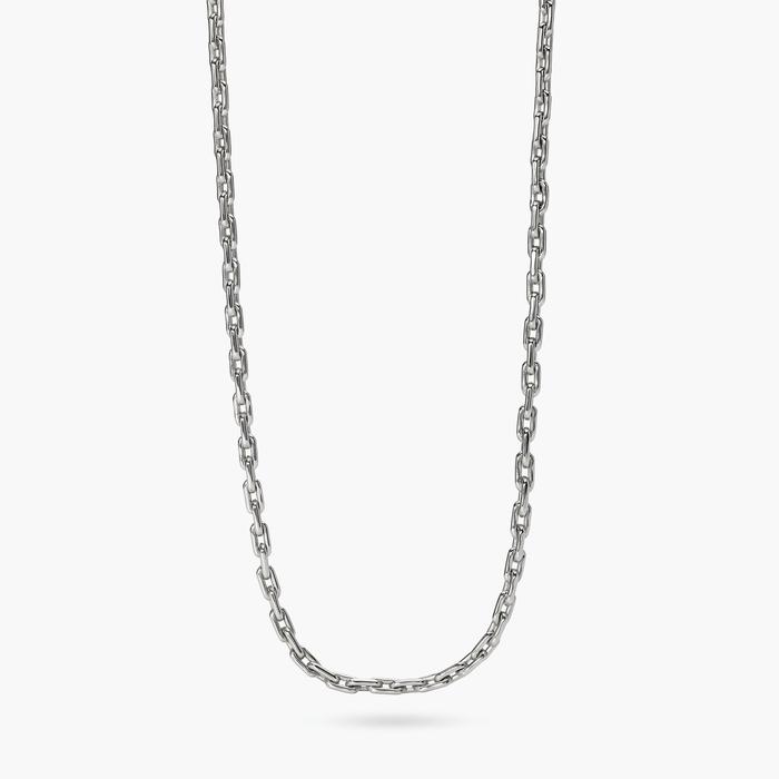 Collana con maglie allungate in acciaio Style 39