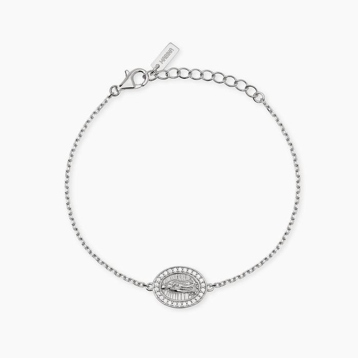 Bracciale in argento con Madonnina LADY MADONNA
