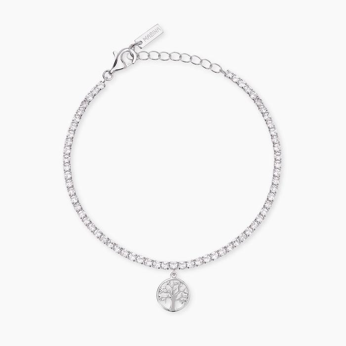 Bracciale tennis con ciondolo albero della vita ALBERO DELLA VITA