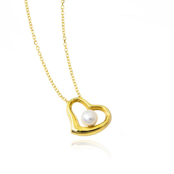 Collana Perla d'Oro Vero