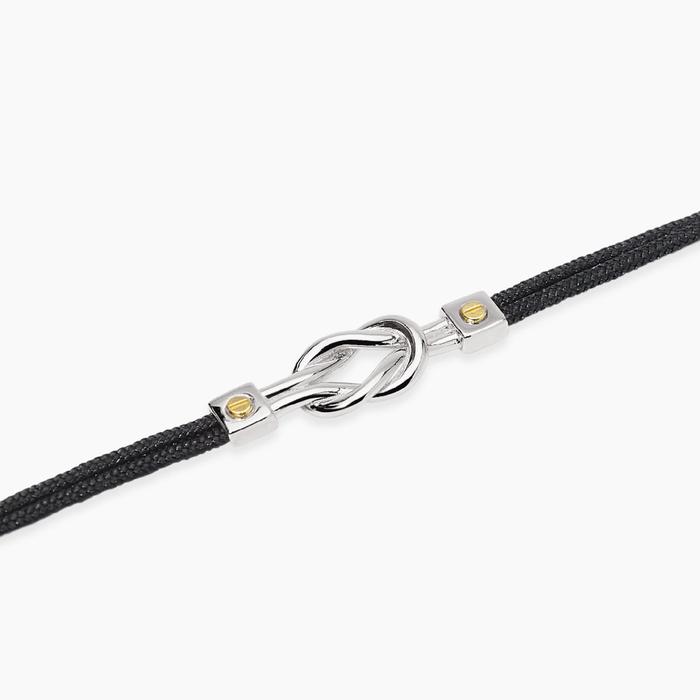 Bracciale in nylon con nodo centrale da uomo IL MARINAIO