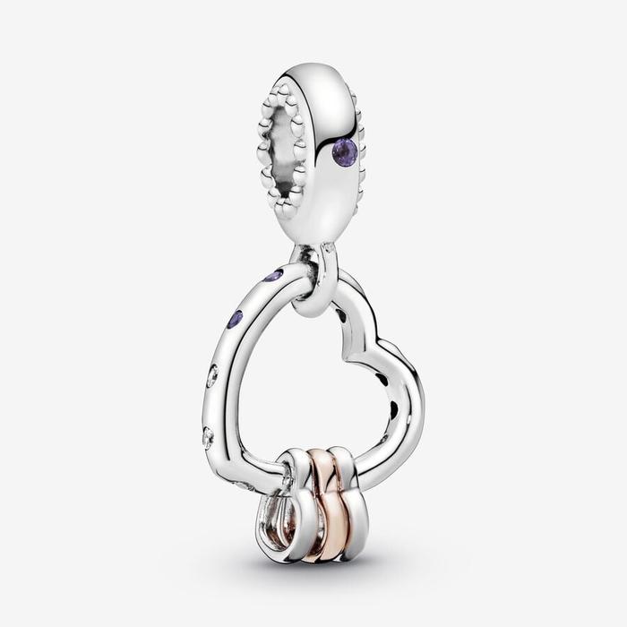 Charm Pendente Unione di Cuori