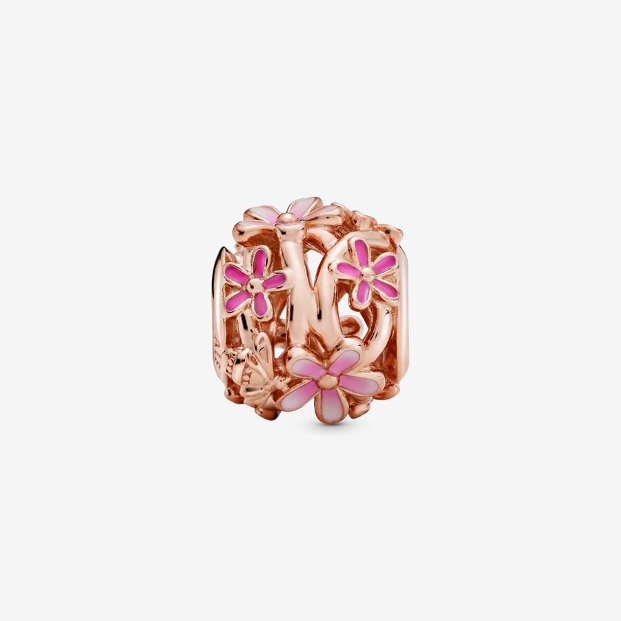 Charm Openwork Margherita Rosa