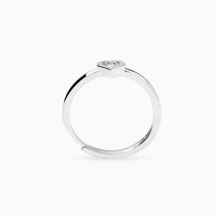 Anello con cuore in diamante lab-grown 0,05 carati MY DIAMOND