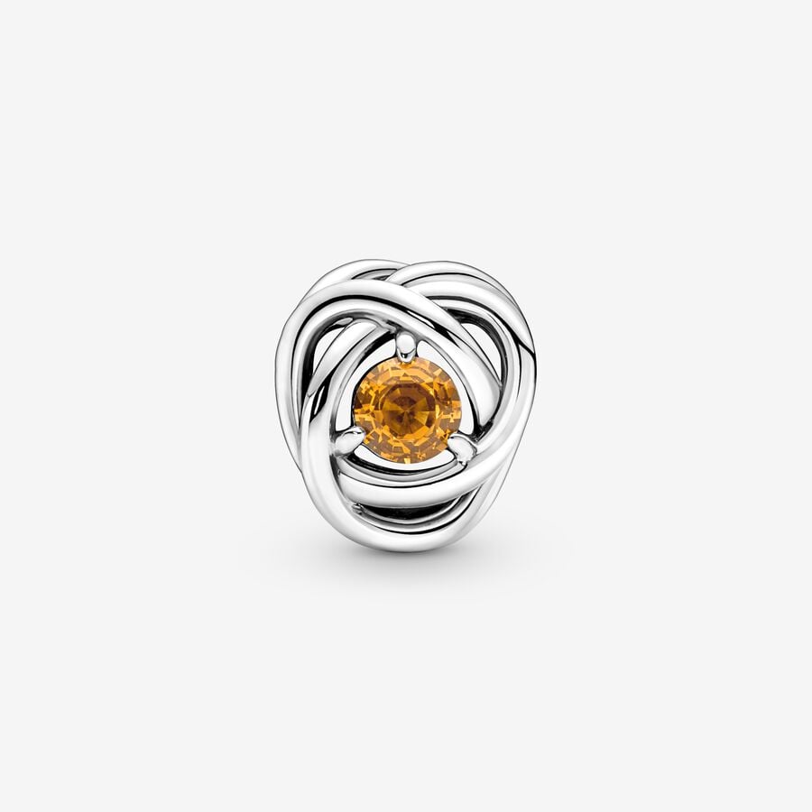 Charm Cerchio Eterno Miele Novembre