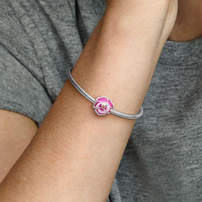 Charm Viola del pensiero Rosa