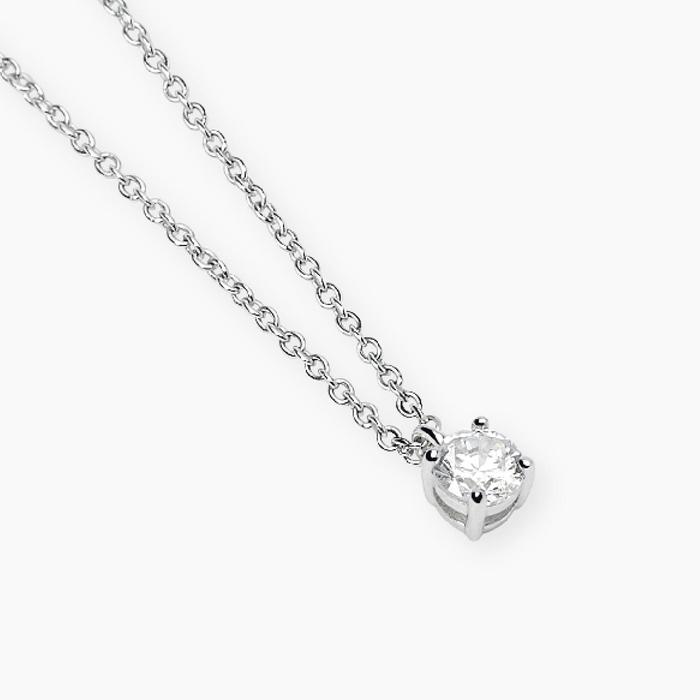 Girocollo punto luce con diamante lab-grown 0,25 carati MY DIAMOND