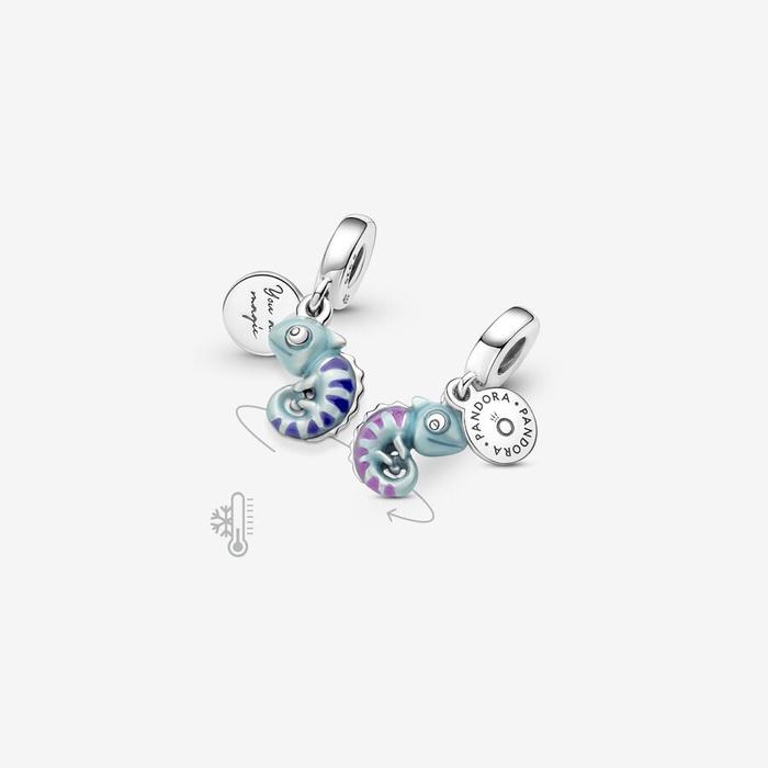 Charm Pendente Camaleonte  Che Cambia Colore