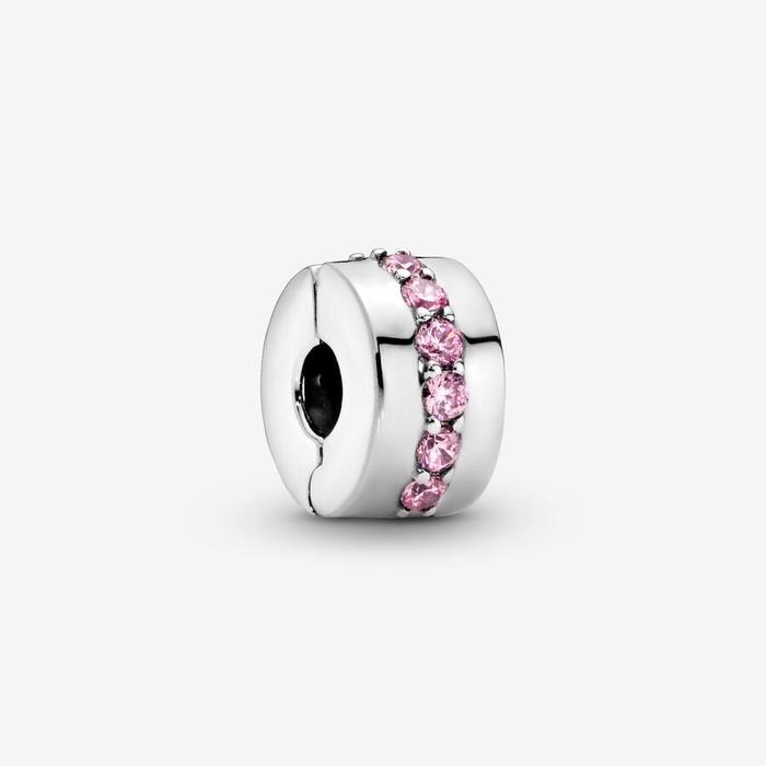 Charm Clip Sentiero Luminoso Rosa