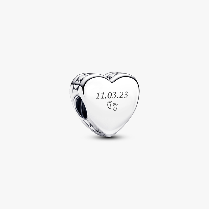 Charm Cuore da incidere