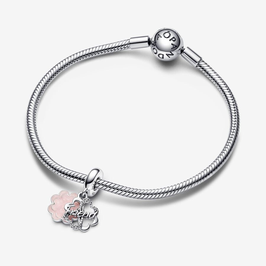 Charm Pendente Quadrifoglio dell'Amicizia