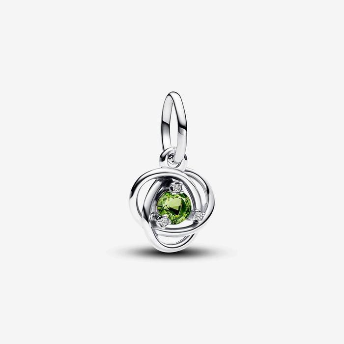 Charm Pendente Cerchio Eterno Verde Agosto