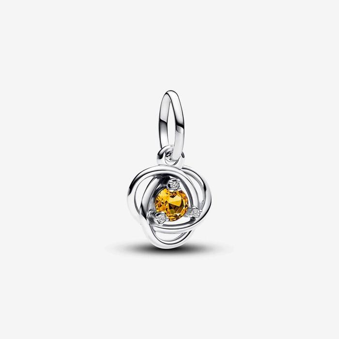 Charm Pendente Cerchio Eterno Miele Novembre