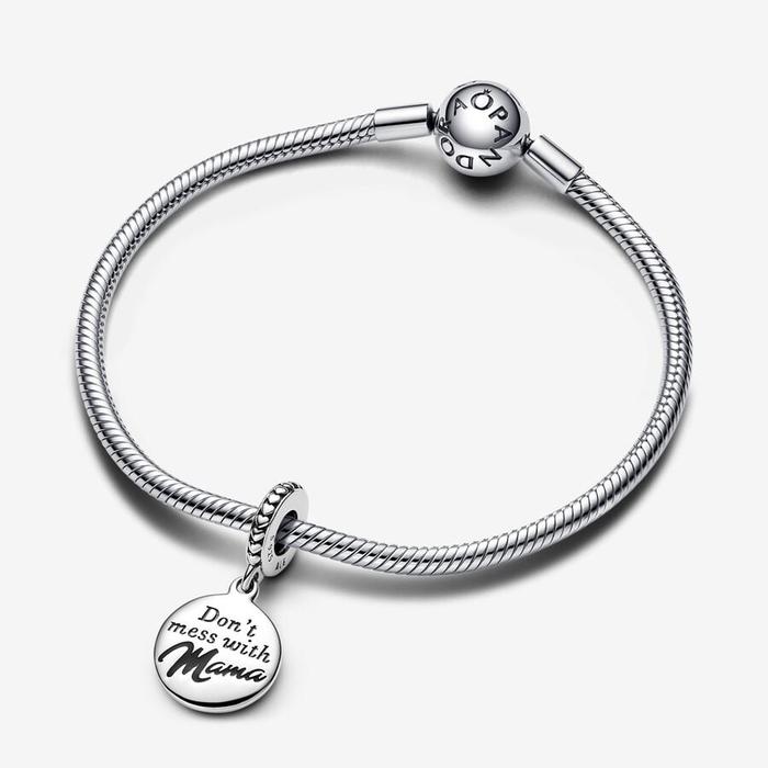 Charm Pendente “Don’t’ Mess with Mama” da incidere