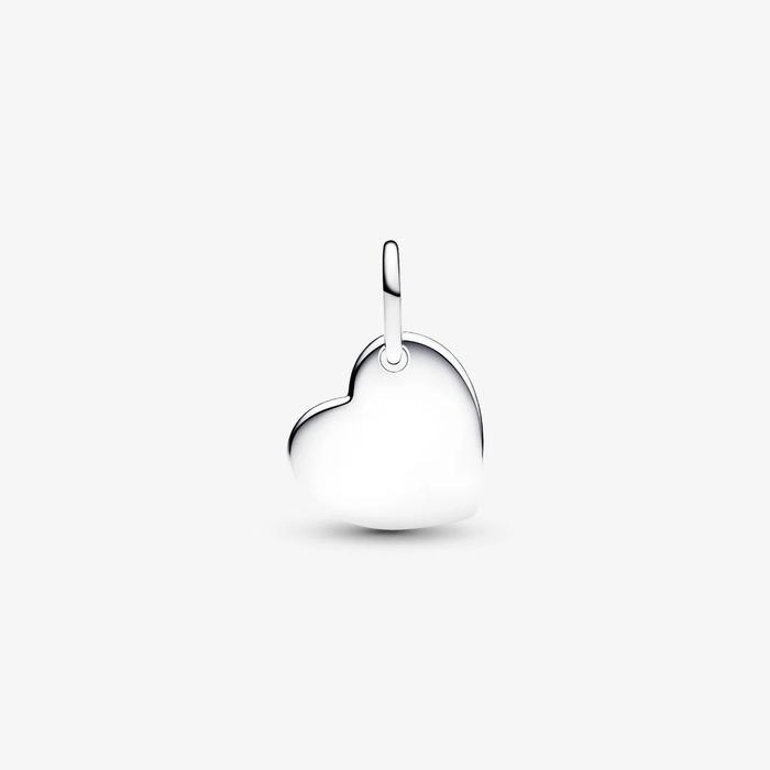 Charm Pendente Cuore con Pietra Turchese Dicembre