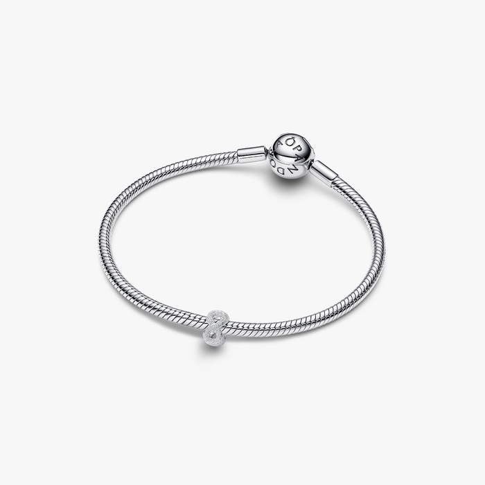 Mini Charm Infinito effetto diamantato