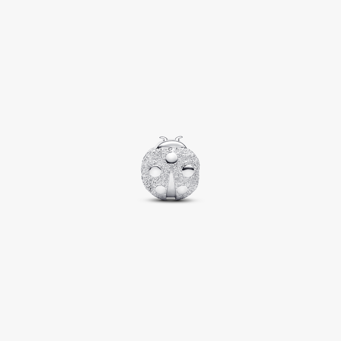 Mini Charm Coccinella effetto diamantato