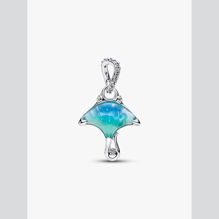 Charm Pendente Manta Vetro di Murano