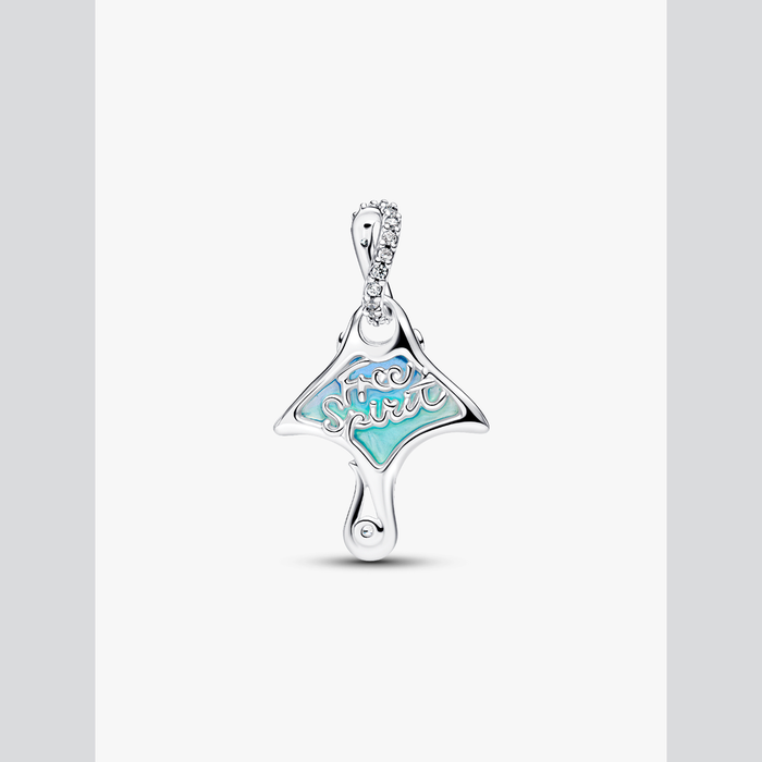 Charm Pendente Manta Vetro di Murano