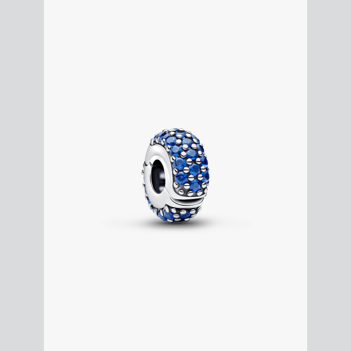 Charm Clip Pietre Blu Oceano