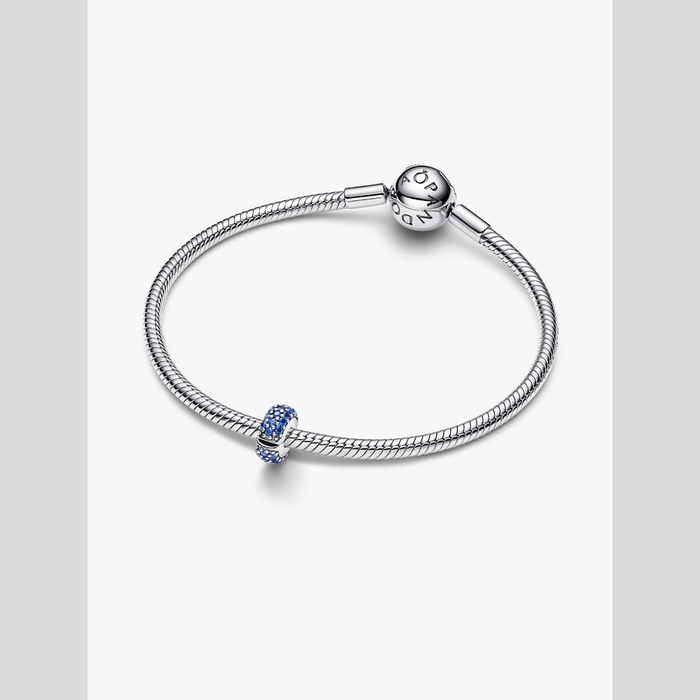Charm Clip Pietre Blu Oceano