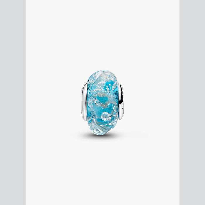 Charm Vetro di Murano Acqua Cristallina