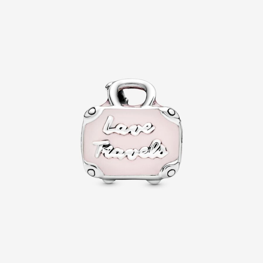 Charm Valigia Rosa
