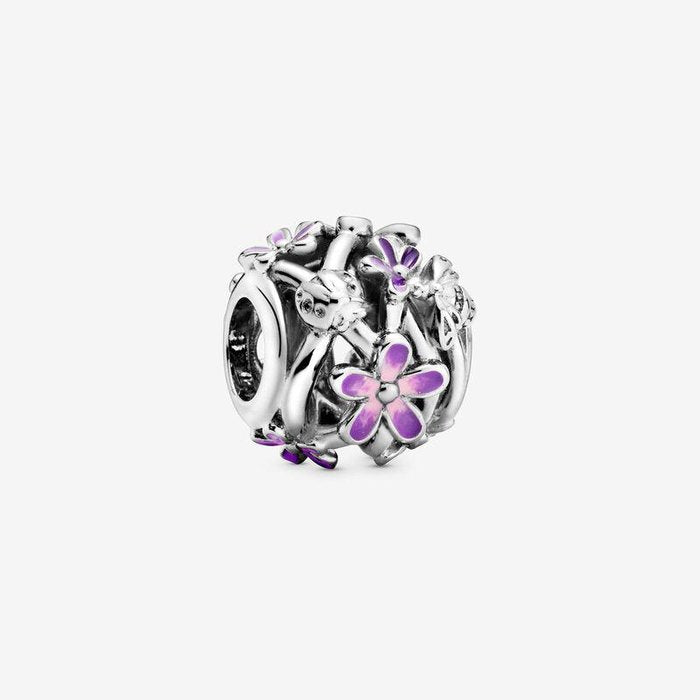 Charm Openwork Margherita Viola