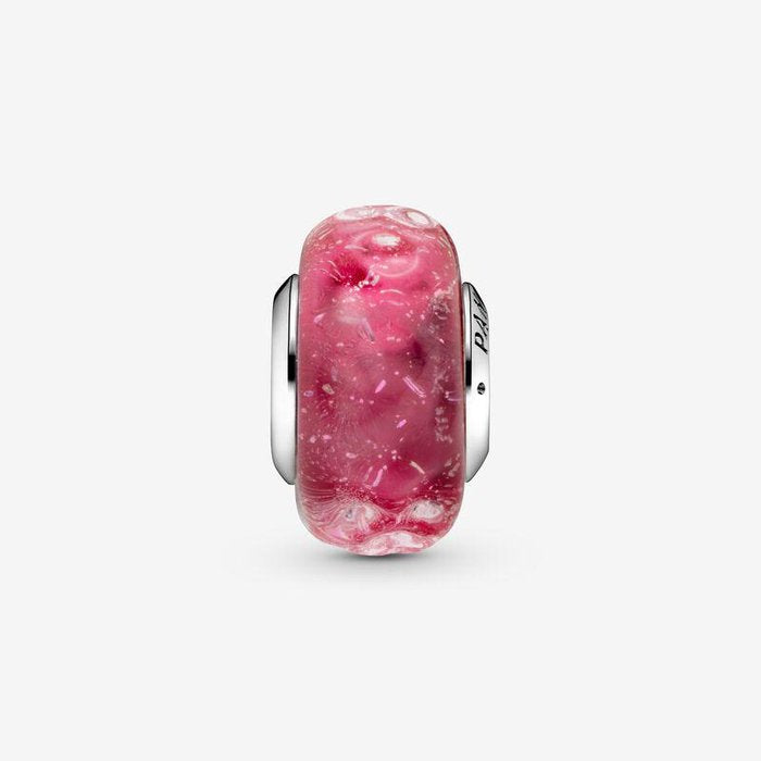 Charm Vetro di Murano Fantasia Rosa