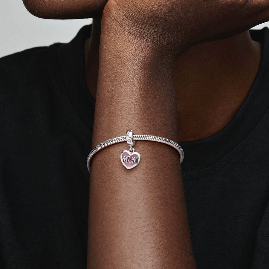 Charm Pendente Cuore di Mamma