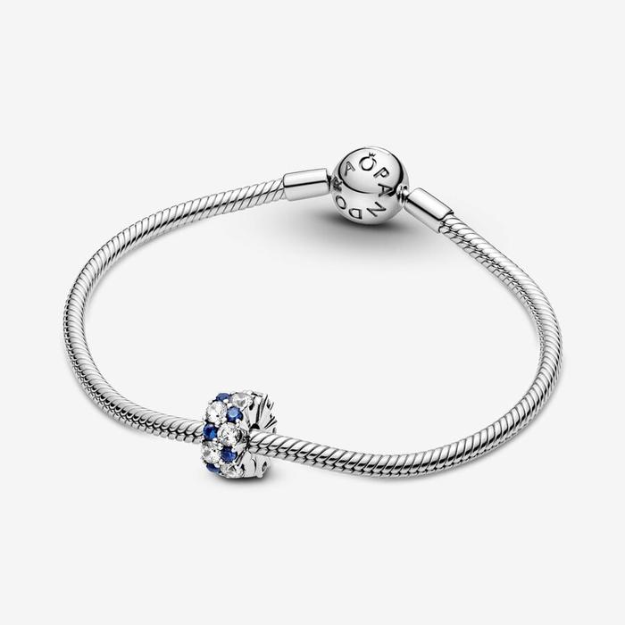 Charm Clip Pietre Blu