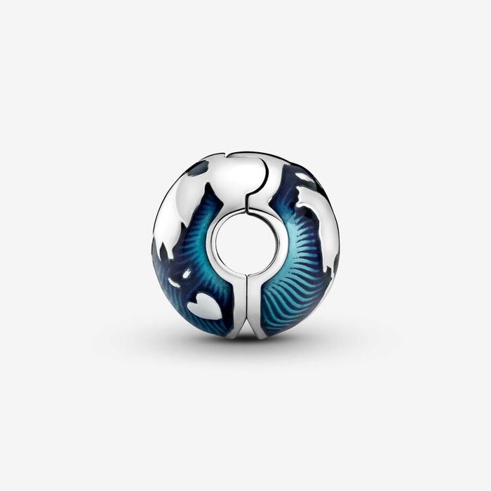 Charm Clip Globo blu