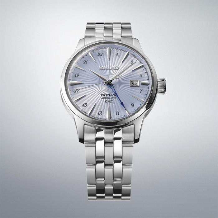 Orologio PRESAGE Automatico Cocktail GMT 4R34 Blu