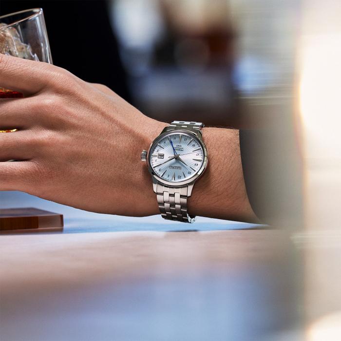 Orologio PRESAGE Automatico Cocktail GMT 4R34 Blu