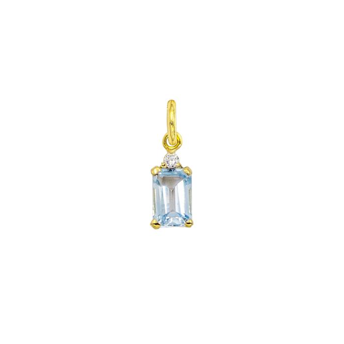 Charm Luce in Oro e Zirconi