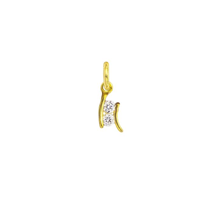 Charm Luce in Oro e Zirconi