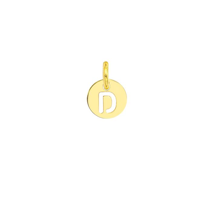 Charm Lettera D in Oro