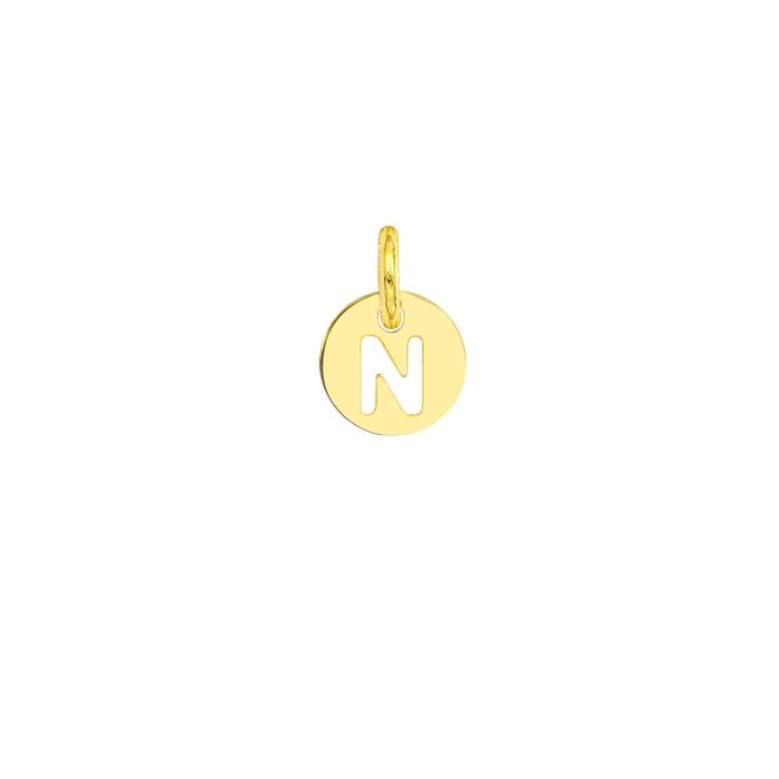 Charm Lettera N in Oro
