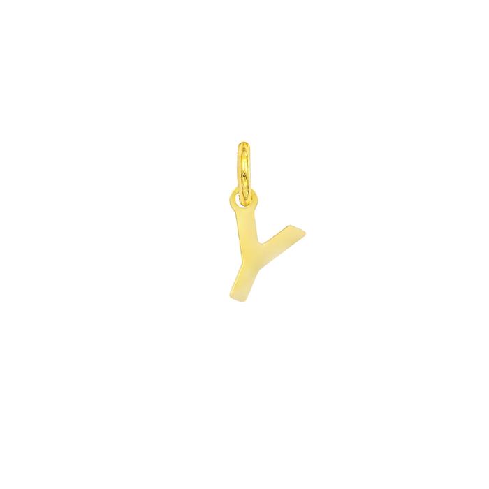 Charm Lettera Y in Oro